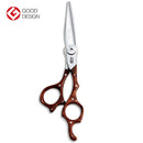 Mizutani SWORD Wood scissors in silver, designed with a smooth, polished finish for effortless cutting and styling
