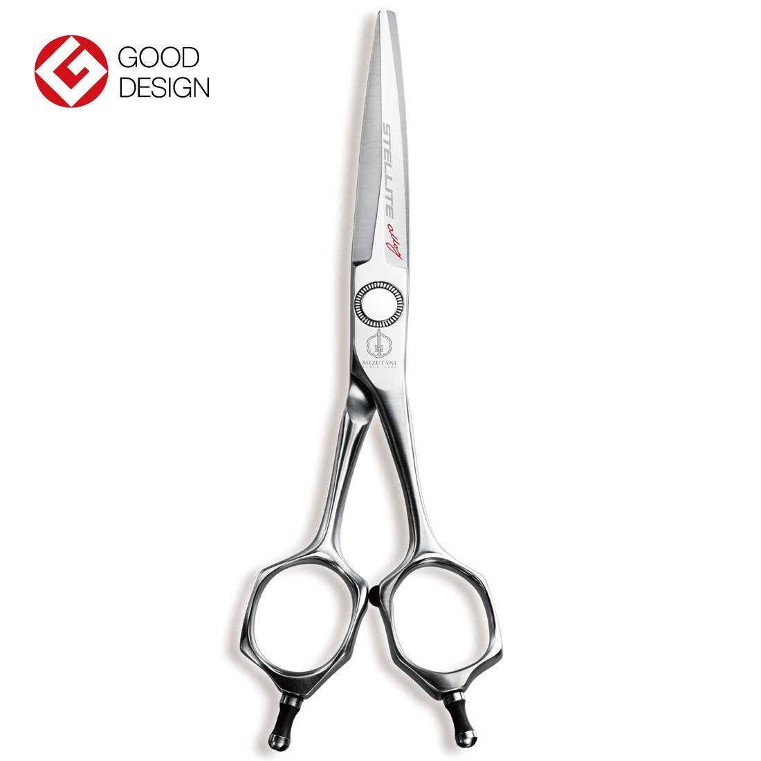 Close-up of the Mizutani STELLITE Alloy Series-1 scissors in action, showcasing their reliable performance due to the high-quality Stellite alloy.