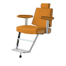 Takara Belmont 405 with Silver MES Base Barber Chair