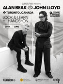 Barber workshop Toronto with Alan Beak and John Lloyd hosted by Mizutani Scissors Canada at Eikonic Academy haircut class look and learn hands on